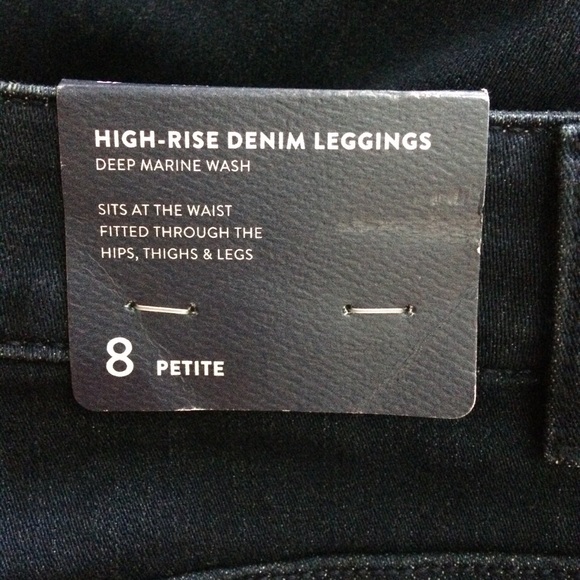 J. Jill High Rise Denim Leggings - Picture 4 of 9